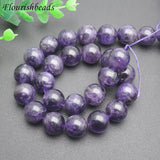 14mm Amethyst Stone Round Loose Beads Crystal for DIY Jewelry