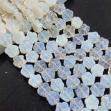14mm Natural Flower Quartz Crystal Agates Jades Stone Beads Spacer Loose