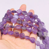14mm Semi-precious Stone Beads Heart Tiger Eye Opal Agates Quartz