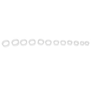 14pcs Silicone Ear Tunnel Plugs Gauge Expander Stretching Kit