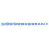 14pcs Silicone Ear Tunnel Plugs Gauge Expander Stretching Kit