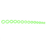 14pcs Silicone Ear Tunnel Plugs Gauge Expander Stretching Kit
