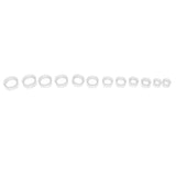 14pcs Silicone Ear Tunnel Plugs Gauge Expander Stretching Kit