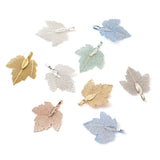 14pcs Grape Leaf Filigree Pendant for Jewelry Making