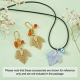 14pcs Grape Leaf Filigree Pendant for Jewelry Making