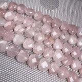 14pcs Heart Shape Natural Agates Beads 15x15x7mm DIY Necklaces Bracelets