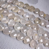 14pcs Heart Shape Natural Agates Beads 15x15x7mm DIY Necklaces Bracelets