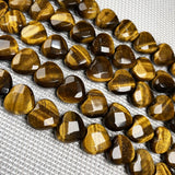 14pcs Heart Shape Natural Agates Beads 15x15x7mm DIY Necklaces Bracelets