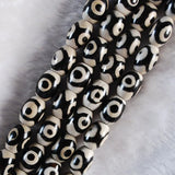 14x10 MM Tibetan Mystical Eyes Agate Loose Stone Beads