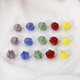 14x13mm Flower Shape Lampwork Bead Glass DIY Jewelry Making Bracelet Necklace