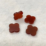 Red Carnelian Agate Lucky Flower Loose Beads 10pcs/Lot