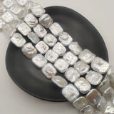 Natural Fresh Water Square Baroque Pearl Beads for Jewelry Making