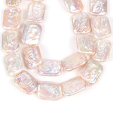 14x18mm Freshwater Baroque Square Pearl Beads for Jewelry Making