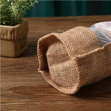 Cotton Jute Bags Red Wine Pouches Dried Fruit Gift Packaging