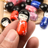 14x30mm Girl Ceramic Beads for Jewelry Making