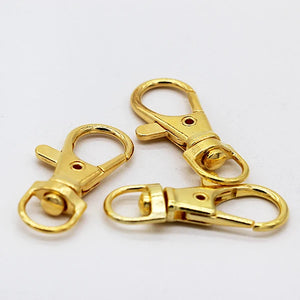 14x36mm Silver Lobster Swivel Clasps Keyring Jewelry Dog Chain Belt Clips