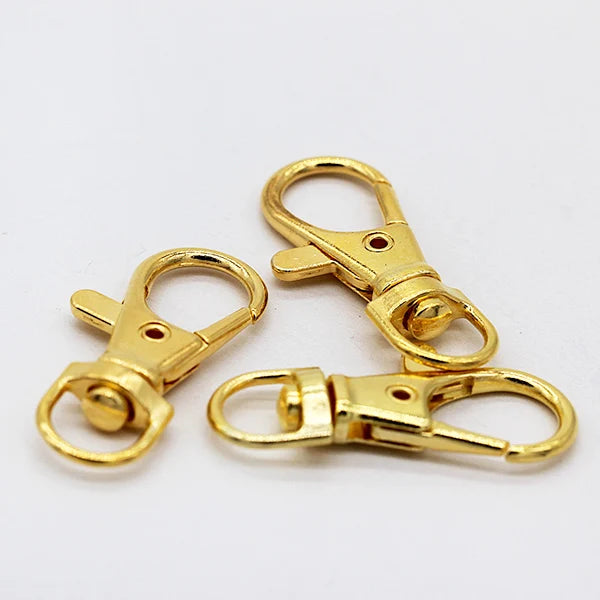 14x36mm Silver Lobster Swivel Clasps Keyring Jewelry Dog Chain Belt Clips