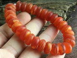 14x8mm Natural Mexican Amber Beeswax Beads Bracelet