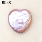 Natural Fresh Water Baroque Pearls 15-16mm Heart-shaped DIY Jewelry Pendant Ring