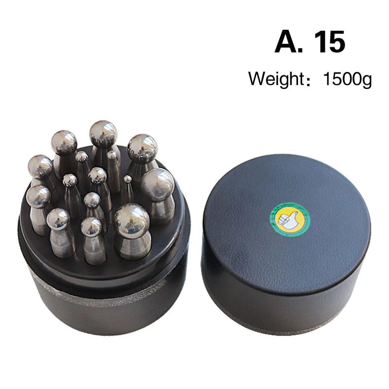DIY Jewelers Steel Dapping Punches Nest Bead Making High Hardness Round