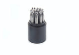 17Pcs Jewelry Dapping Punches Set Stainless Steel Block DIY Craft Tools