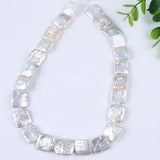 Natural Freshwater Pearl Square Loose Pearls Strand For Jewelry