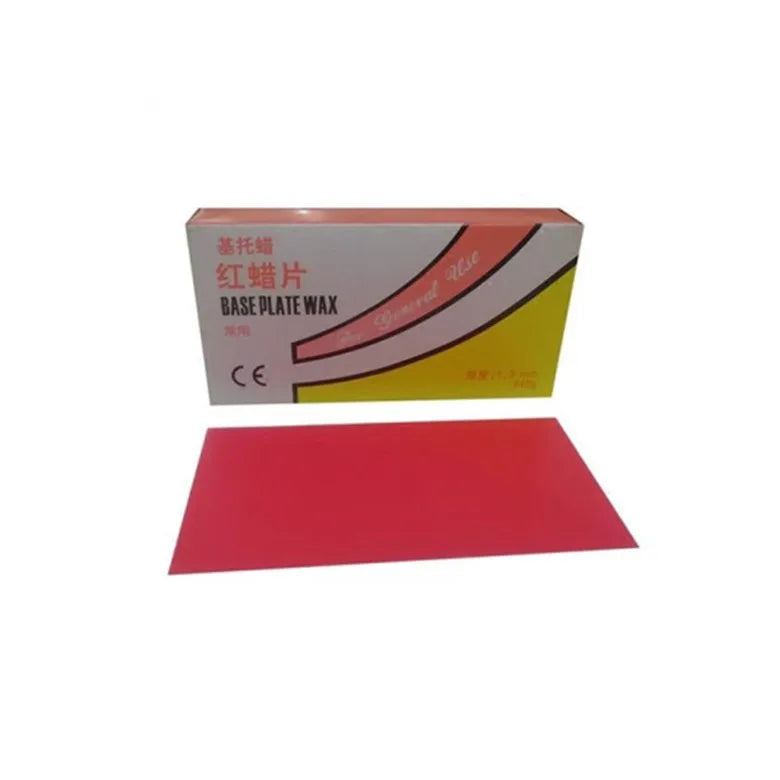 Dental Red Wax Flakes 1.3mm Large Plates Casting Wax