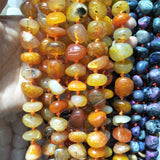 Colorful Agates Stone Beads 15-19mm Irregular Shape DIY Jewelry Making