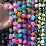 Colorful Agates Stone Beads 15-19mm Irregular Shape DIY Jewelry Making