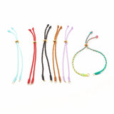 Adjustable DIY Jewelry Making Cord Bracelet with Stainless Steel Bead