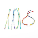 Adjustable DIY Jewelry Making Cord Bracelet with Stainless Steel Bead