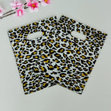 Leopard Pattern Plastic Bag Small Jewelry Bags Shopping Bags - 100pcs/lot