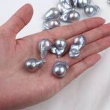 Gray Baroque Fresh Water Pearls Beads 15-20mm for Jewelry Making