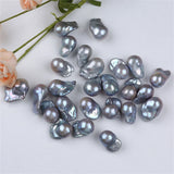 15-20mm Grey AAAA Big Baroque Loose Freshwater Cultured Pearl