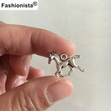 15*20mm Running Horse Charm Pendant 3D Vintage Bronze Plated Metal Alloy
