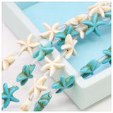 Starfish Turquoises Loose Beads for DIY Jewelry Making
