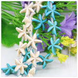 Starfish Turquoises Loose Beads for DIY Jewelry Making