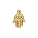 Vintage Palm Pendant Hamsa Hand Charm Necklace