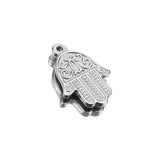 Vintage Palm Pendant Hamsa Hand Charm Necklace