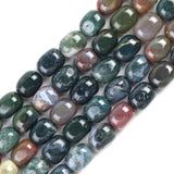 15*22mm Natural Oval Indian Agates Spacer Beads DIY Necklace Bracelet 15''