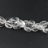 15*22mm Oval Rock Crystal Spacer Beads for Jewelry Making