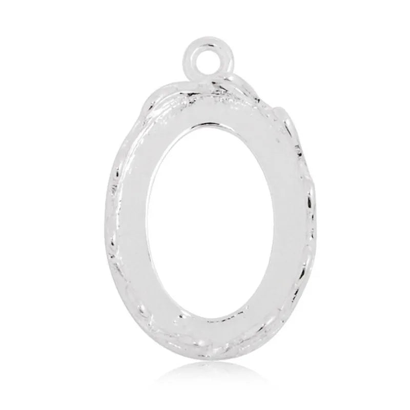 15*23mm Oval Metal Bezel Setting Blank Bezel Cup-10015901