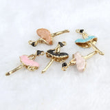 29MM Glazing Alloy Dance Girl Charms for Jewelry Making