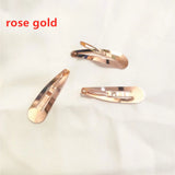 15-30 pcs Metal Snap Clips, Water drop Baby Clips, DIY Hair Clips Jewelry Making