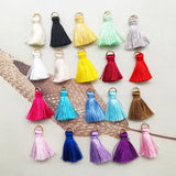 15/30pcs 2.3cm Hanging Small Tassel Jewelry DIY Supplies