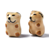 15-31Pcs Animal Ceramic Beads Loose Bead Charm Jewelry Making