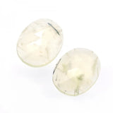 15.35ct Prehnite Fancy Rose Cut Gemstone Set