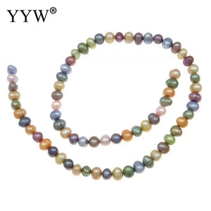 Mixed Color 5-6mm Freshwater Pearl Beads for DIY Necklace Bracelet