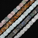 Natural Citrines Quartz Moonlight Stone Slab Loose Beads Pendant