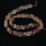 Natural Citrines Quartz Moonlight Stone Slab Loose Beads Pendant